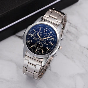 2020 ultra thin watch men Fashion Men's Steel Belt Analog Sport watch-men Quartz Hour Business Wristwatch horloge man #N03