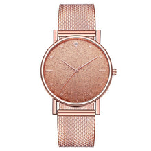 Load image into Gallery viewer, Watch Women Dress Stainless Steel Band Analog Quartz Wristwatch Fashion Luxury Ladies Golden Rose Gold Watch Clock Analog
