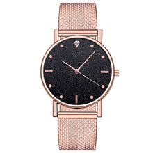 Load image into Gallery viewer, Watch Women Dress Stainless Steel Band Analog Quartz Wristwatch Fashion Luxury Ladies Golden Rose Gold Watch Clock Analog
