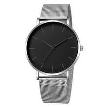 Load image into Gallery viewer, Luxury Watch Men Mesh Ultra-thin Stainless Steel Quartz Wrist Watch Male Clock reloj hombre relogio masculino Free Shipping
