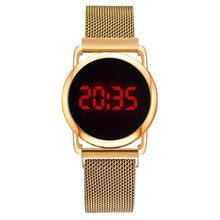 Load image into Gallery viewer, Fashion 2020 Magnetic Women Watches Rose Gold Stainless Steel Mesh Strap Ladies Electronic Wristwatches Minimalist Female Clock
