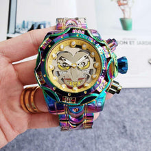 Load image into Gallery viewer, Luxury Top Brand Joker Watch Men Big Size Quartz Movement Waterproof Business Men&#39;s Gold WristWatch Joker Drop Shipping
