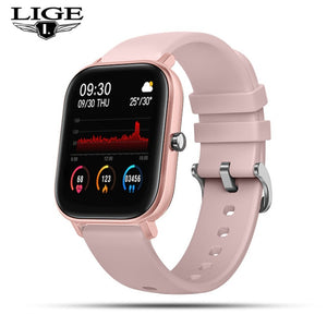 LIGE 2020 New women digital watches Waterproof sports for xiaomi iPhone Multifunctional sport electronic watch men women watch