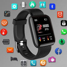 Load image into Gallery viewer, Smart Watches Smart Wristband LED Heart Rate Watch Men Women Sports Watches Smart Band Sport 116plus Smartwatch Free shipping
