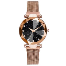 Load image into Gallery viewer, Ladies Magnetic Starry Sky Clock Luxury Women Watches Fashion Diamond Female Quartz Wristwatches Relogio Feminino Zegarek Damski
