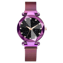 Load image into Gallery viewer, Ladies Magnetic Starry Sky Clock Luxury Women Watches Fashion Diamond Female Quartz Wristwatches Relogio Feminino Zegarek Damski
