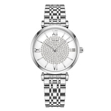 Load image into Gallery viewer, Women Watches Top Brand Luxury 2020 Fashion Diamond Ladies Wristwatches Stainless Steel Silver Mesh Strap Female Quartz Watch
