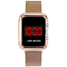 Load image into Gallery viewer, Fashion Women Magnet Buckle Gifts Watches Luxury Stainless Steel Mesh Band Female Wristwatches Casual Magnetic Woman 2020 Clock
