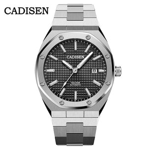 CADISEN 2020 Luxury AP ROYAL OAK Men Mechanical Wristwatch Stainless Steel Watch Top Brand 100M Waterproof Watches reloj hombre