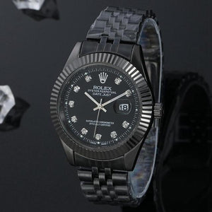 Top Luxury Brand WINNER Black Watch Men women Casual Male Watches Business Sports Military Stainless Steel Watch0100