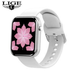 LIGE Women Men Smart Electronic Watch Luxury Blood Pressure Digital Watches Fashion Calorie Sport Wristwatch relogio feminino