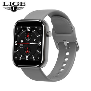 LIGE Women Men Smart Electronic Watch Luxury Blood Pressure Digital Watches Fashion Calorie Sport Wristwatch relogio feminino