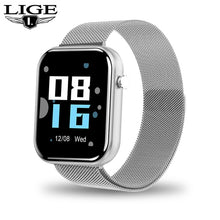 Load image into Gallery viewer, LIGE Women Men Smart Electronic Watch Luxury Blood Pressure Digital Watches Fashion Calorie Sport Wristwatch relogio feminino
