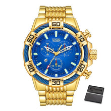 Load image into Gallery viewer, Relogio Masculino Men Watch Top Brand Temeite Business Quartz Watches Luxury Gold Man Waterproof Military Wristwatches Men Clock
