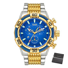 Load image into Gallery viewer, Relogio Masculino Men Watch Top Brand Temeite Business Quartz Watches Luxury Gold Man Waterproof Military Wristwatches Men Clock
