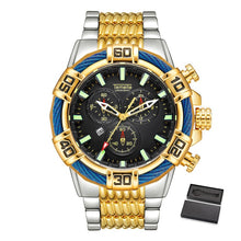 Load image into Gallery viewer, Relogio Masculino Men Watch Top Brand Temeite Business Quartz Watches Luxury Gold Man Waterproof Military Wristwatches Men Clock
