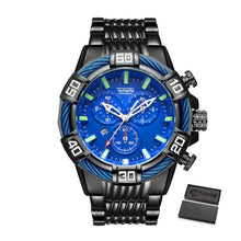 Load image into Gallery viewer, Relogio Masculino Men Watch Top Brand Temeite Business Quartz Watches Luxury Gold Man Waterproof Military Wristwatches Men Clock
