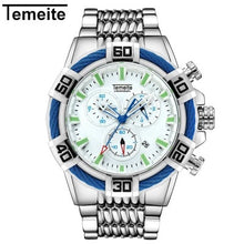 Load image into Gallery viewer, Relogio Masculino Men Watch Top Brand Temeite Business Quartz Watches Luxury Gold Man Waterproof Military Wristwatches Men Clock
