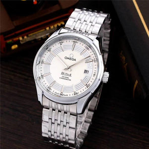 Mens Watches Top Luxury Brand Analog Watch Men Stainless Steel Waterproof Quartz Wristwatch Date Relogio Masculino 0102