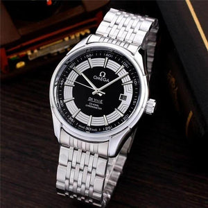 Mens Watches Top Luxury Brand Analog Watch Men Stainless Steel Waterproof Quartz Wristwatch Date Relogio Masculino 0102