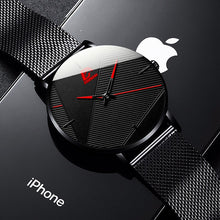 Load image into Gallery viewer, 2020 Minimalist Men&#39;s Fashion Watches Simple Men Business Ultra Thin Stainless Steel Mesh Belt Quartz Watch relogio masculino
