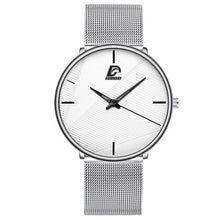 Load image into Gallery viewer, 2020 Minimalist Men&#39;s Fashion Watches Simple Men Business Ultra Thin Stainless Steel Mesh Belt Quartz Watch relogio masculino
