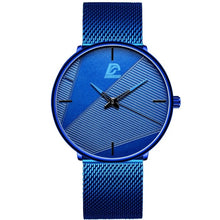 Load image into Gallery viewer, 2020 Minimalist Men&#39;s Fashion Watches Simple Men Business Ultra Thin Stainless Steel Mesh Belt Quartz Watch relogio masculino
