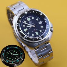 Load image into Gallery viewer, STEELDIVE 200M Dive Watch Automatic Mechanical Men&#39;s watch NH35 Japan C3 Super Luminous Diver watch men watches Stainless Steel
