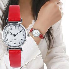 Load image into Gallery viewer, Classic Women&#39;s Casual Quartz Leather Band Strap Watch Round Analog Clock Wrist Watches
