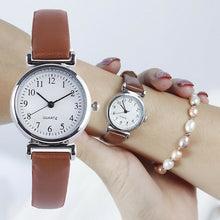 Load image into Gallery viewer, Classic Women&#39;s Casual Quartz Leather Band Strap Watch Round Analog Clock Wrist Watches
