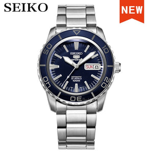 seiko watch men 5 automatic watch top brand luxury Sport men watch set waterproof mechanical military watch relogio masculinoSNK