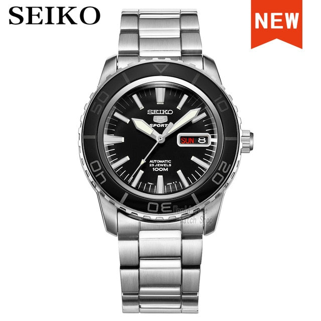 seiko watch men 5 automatic watch top brand luxury Sport men watch set waterproof mechanical military watch relogio masculinoSNK