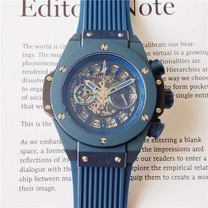 HUBLOT Luxury Brand quartz Mens Watches Quartz Watch Stainless Steel Strap  men's wristwatch classic business dress men's watch