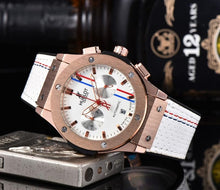 Load image into Gallery viewer, NEW HUBLOT Luxury Brand quartz Mens Watches Quartz Watch Stainless Steel Strap  men&#39;s wristwatch classic business dress  watch
