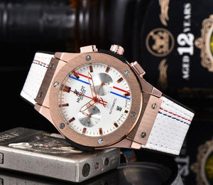 NEW HUBLOT Luxury Brand quartz Mens Watches Quartz Watch Stainless Steel Strap  men's wristwatch classic business dress  watch