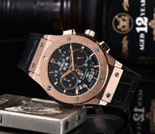 Load image into Gallery viewer, NEW HUBLOT Luxury Brand quartz Mens Watches Quartz Watch Stainless Steel Strap  men&#39;s wristwatch classic business dress  watch
