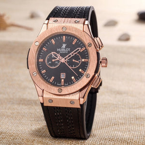 HUBLOT Luxury Brand quartz Mens Watches Quartz Watch Stainless Steel Strap  men's wristwatch classic business dress men's watch