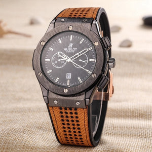 HUBLOT Luxury Brand quartz Mens Watches Quartz Watch Stainless Steel Strap  men's wristwatch classic business dress men's watch