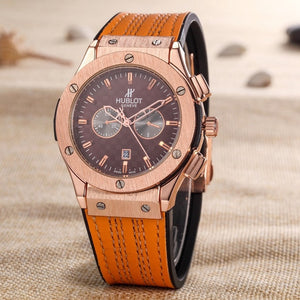 HUBLOT Luxury Brand quartz Mens Watches Quartz Watch Stainless Steel Strap  men's wristwatch classic business dress men's watch