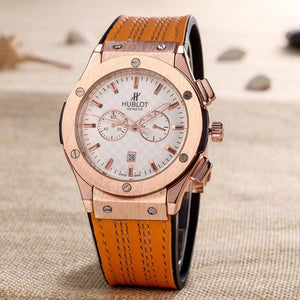 HUBLOT Luxury Brand quartz Mens Watches Quartz Watch Stainless Steel Strap  men's wristwatch classic business dress men's watch