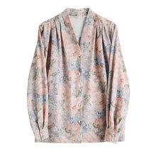 Load image into Gallery viewer, [EAM] Women Pattern Printed Temperament Blouse New V-collar Long Sleeve Loose Fit Shirt Fashion Tide Spring Summer 2020 1X772
