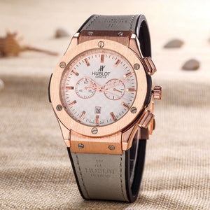 HUBLOT Luxury Brand quartz Mens Watches Quartz Watch Stainless Steel Strap  men's wristwatch classic business dress men's watch