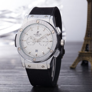 HUBLOT Luxury Brand quartz Mens Watches Quartz Watch Stainless Steel Strap  men's wristwatch classic business dress men's watch