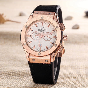 HUBLOT Luxury Brand quartz Mens Watches Quartz Watch Stainless Steel Strap  men's wristwatch classic business dress men's watch