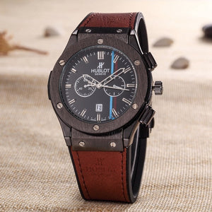 HUBLOT Luxury Brand quartz Mens Watches Quartz Watch Stainless Steel Strap  men's wristwatch classic business dress men's watch