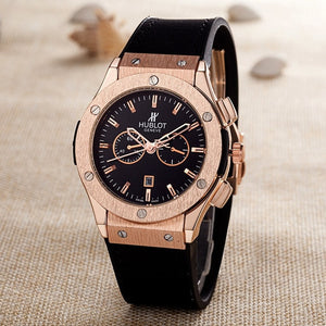 HUBLOT Luxury Brand quartz Mens Watches Quartz Watch Stainless Steel Strap  men's wristwatch classic business dress men's watch