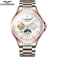 Load image into Gallery viewer, GUANQIN 2020 business watch men Automatic Luminous clock men Tourbillon waterproof Mechanical watch top brand relogio masculino
