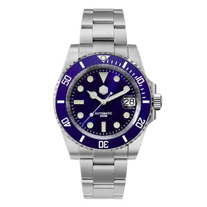 San Martin Diver Water Ghost Luxury Sapphire Crystal Men Automatic Mechanical Watches Ceramic Bezel 20Bar Luminous Date Window