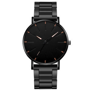 2020 Minimalist Men's Fashion Ultra Thin Watches Simple Men Business Stainless Steel Mesh Belt Quartz Watch Relogio Masculino