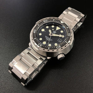 STEELDIVE 1975 Tuna Mechanical Watch Men 300m Diver Watch Mens NH35 Automatic Watch Men Steel Dive Watches Luxury C3 Luminous